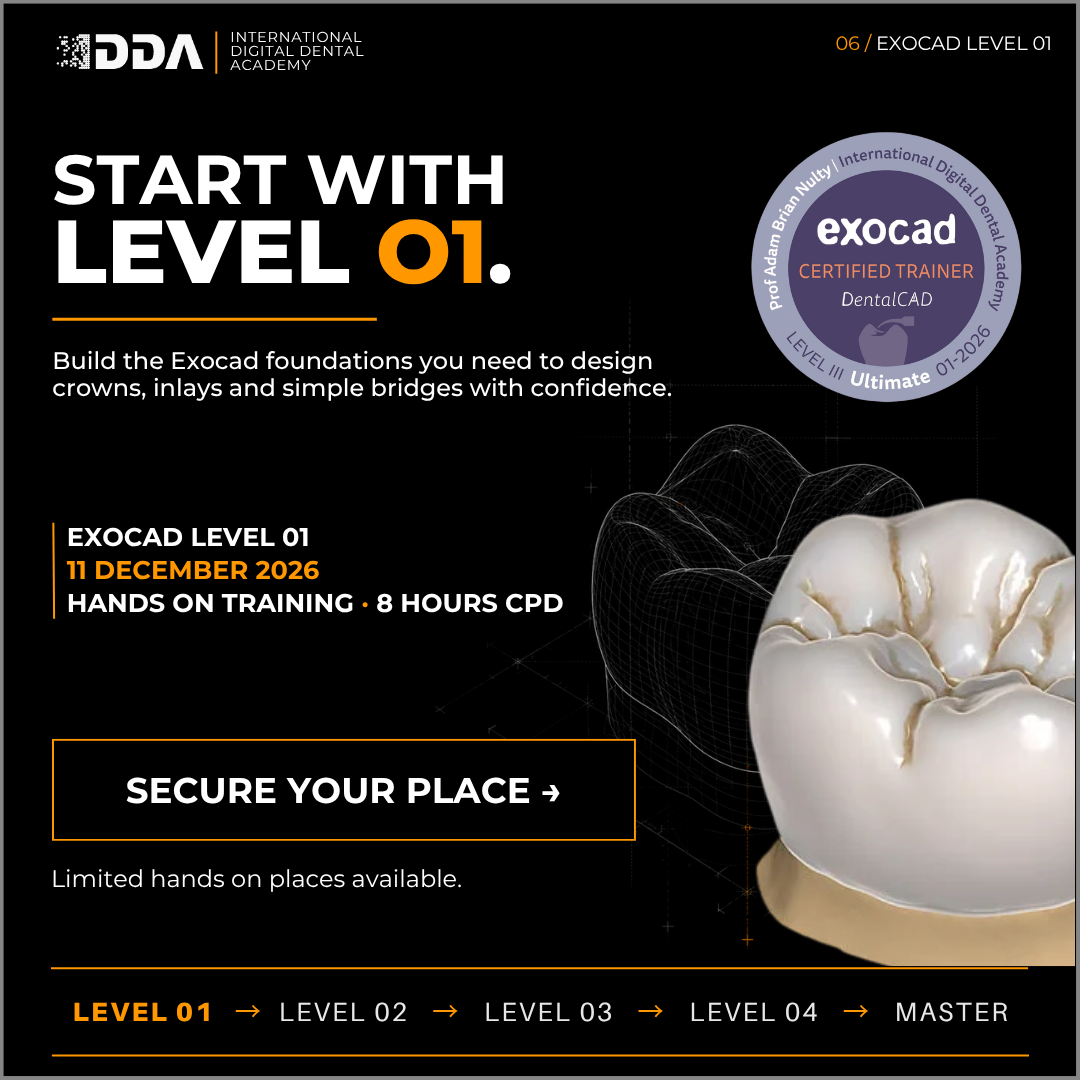 Exocad Level 1: Intro to Exocad - Crowns, Inlays & Simple Bridges