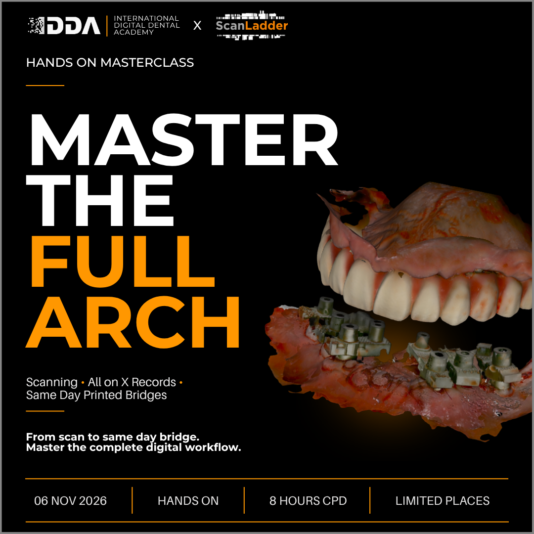 Master the Full Arch: Scanning, All on X Records & Same Day Printed Bridges