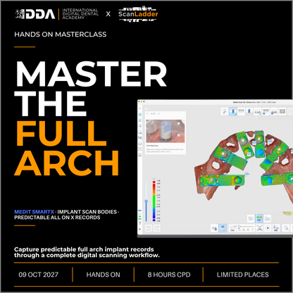 Exocad Master Course – Full Arch Design, Exam & Advanced PGCert Graduation