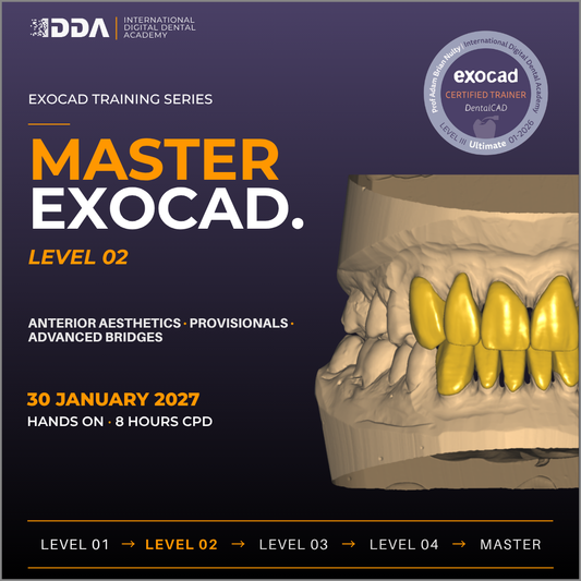 Exocad Level 2: Beyond the Basics - Anterior Aesthetics, Provisionals & Advanced Bridges