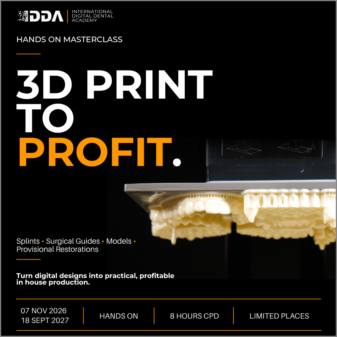 3D Print-to-Profit: Splints, Surgical Guides, Models and Provisional Restorations