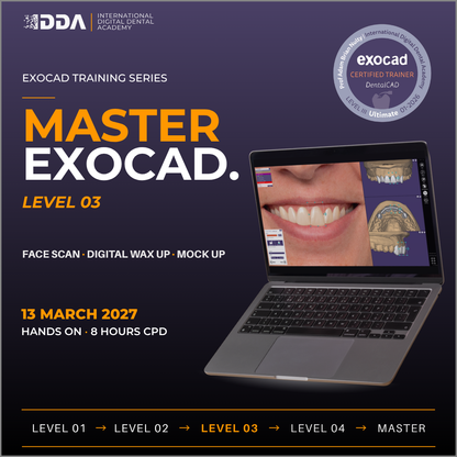 Exocad Level 3: Smile Creator - From Face Scan to Digital Wax Up & Mock Up