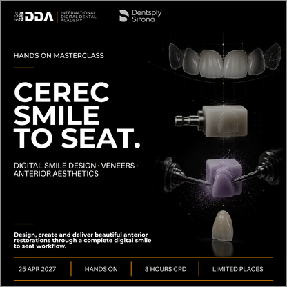 CEREC Smile-to-Seat: Digital Smile Design, Veneers and Anterior Aesthetics