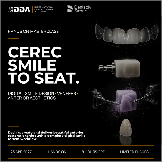 CEREC Smile-to-Seat: Digital Smile Design, Veneers and Anterior Aesthetics