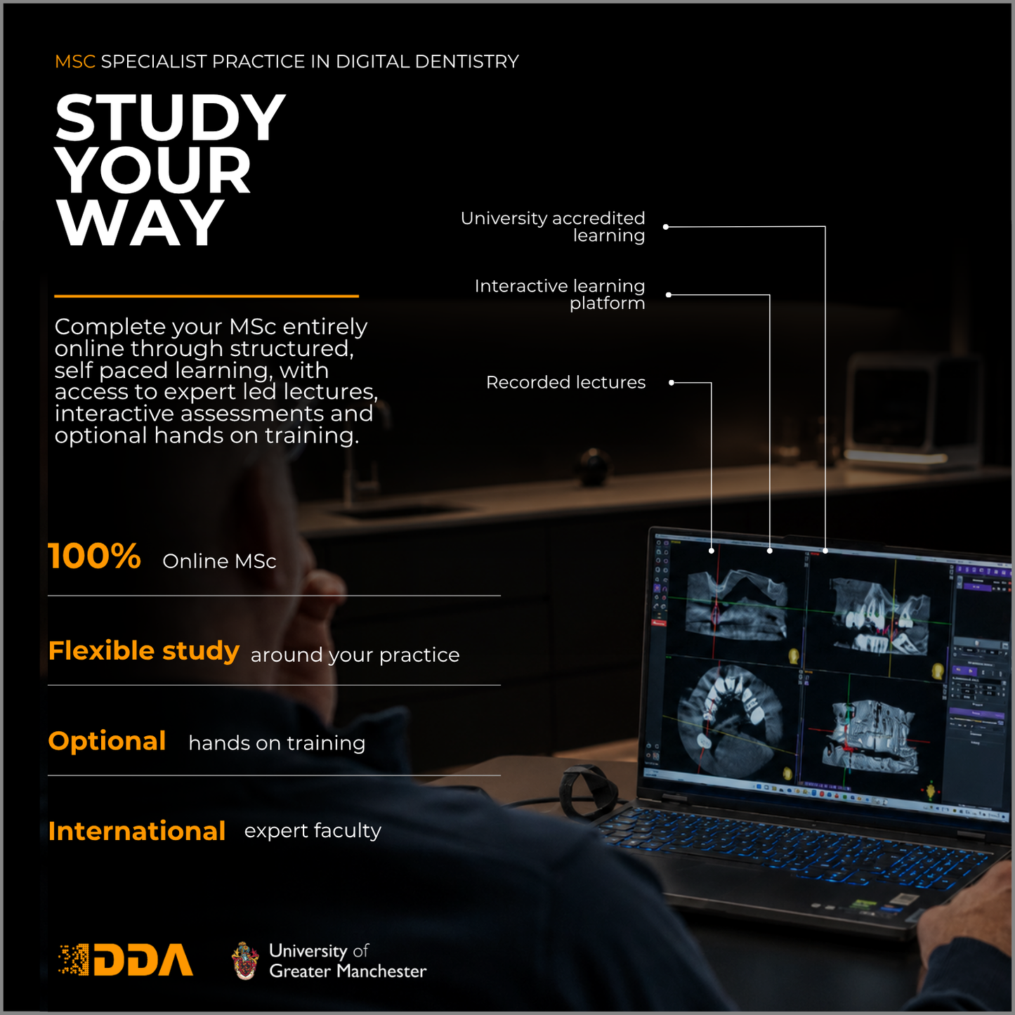 MSc Specialist Practice of Digital Dentistry (Online)