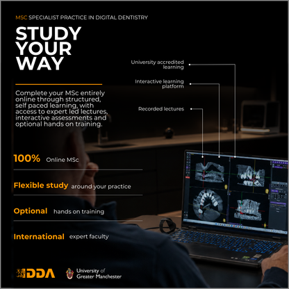 MSc Specialist Practice of Digital Dentistry (Online)
