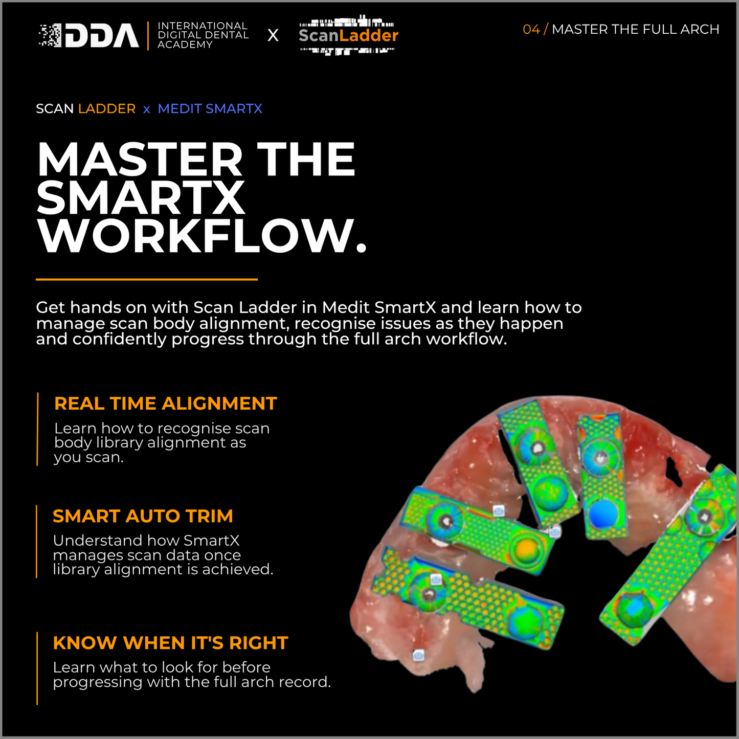 Exocad Master Course – Full Arch Design, Exam & Advanced PGCert Graduation