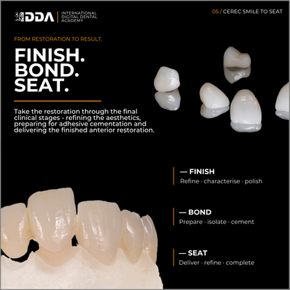 CEREC Smile-to-Seat: Digital Smile Design, Veneers and Anterior Aesthetics