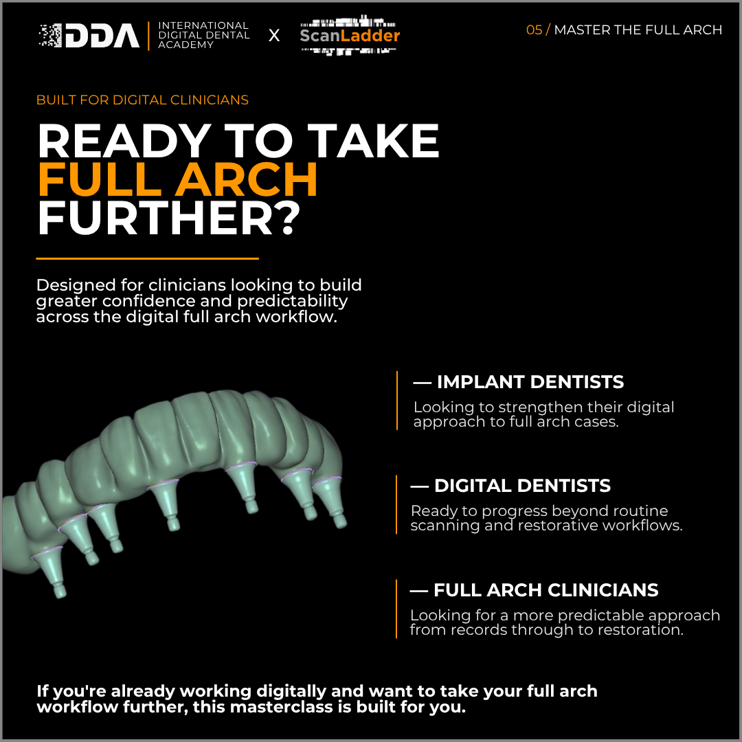 Master the Full Arch: Scanning, All on X Records & Same Day Printed Bridges