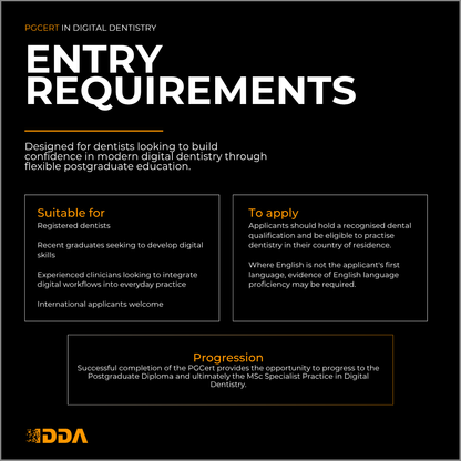 Certificate in Digital Dentistry (EduQual Level 7)
