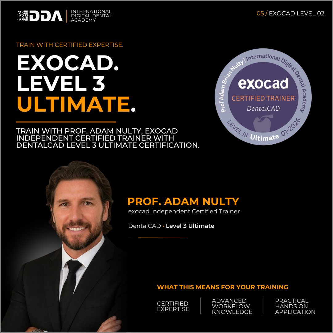 Exocad Level 2: Beyond the Basics - Anterior Aesthetics, Provisionals & Advanced Bridges