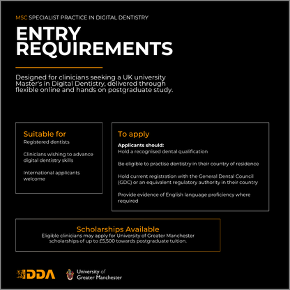 MSc Specialist Practice of Digital Dentistry (hands on)