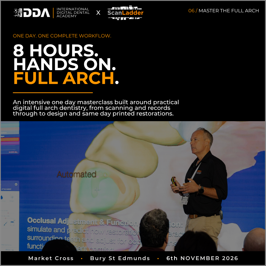 Master the Full Arch: Scanning, All on X Records & Same Day Printed Bridges