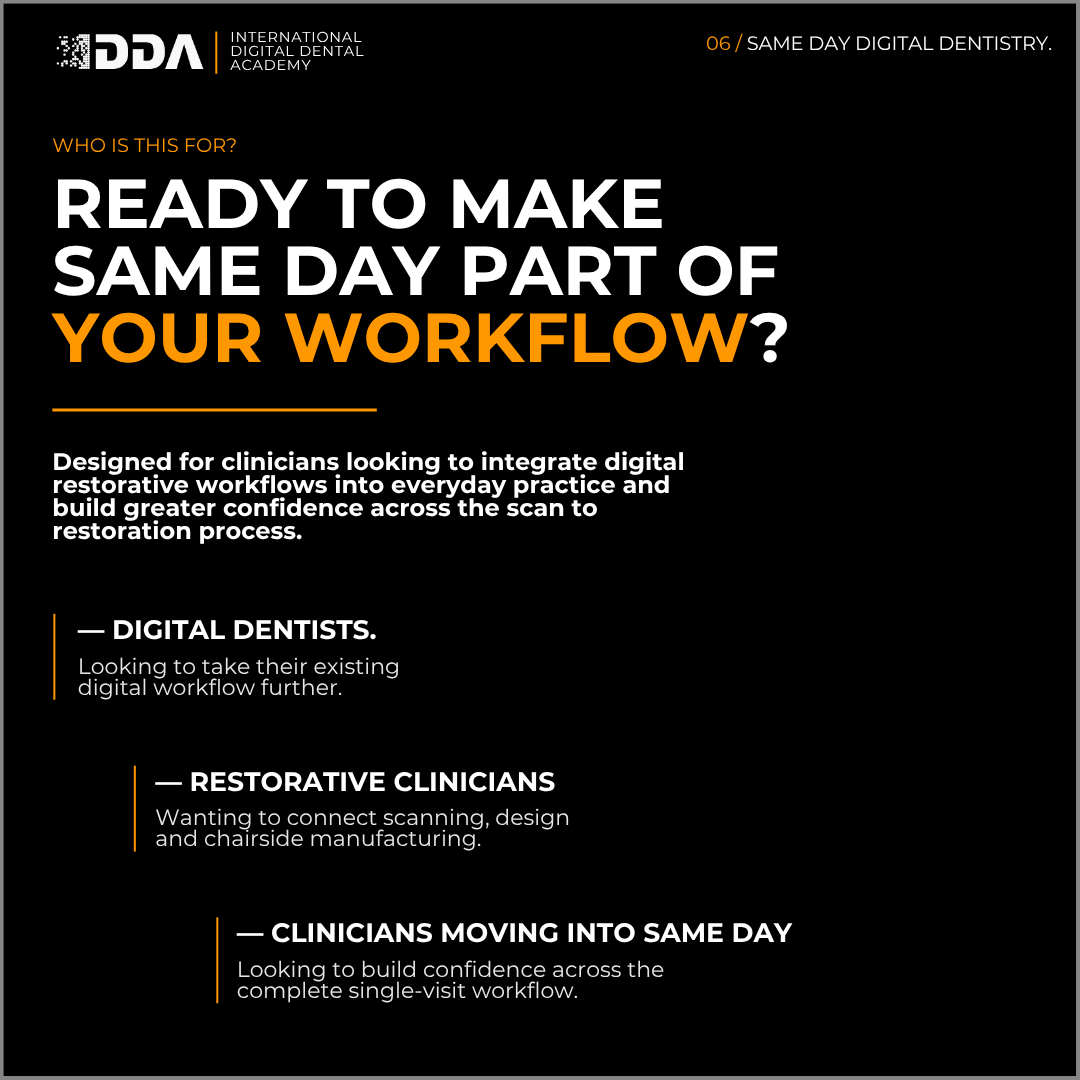 Same Day Digital Dentistry: Scan, Design, Mill & Deliver in a Single Visit