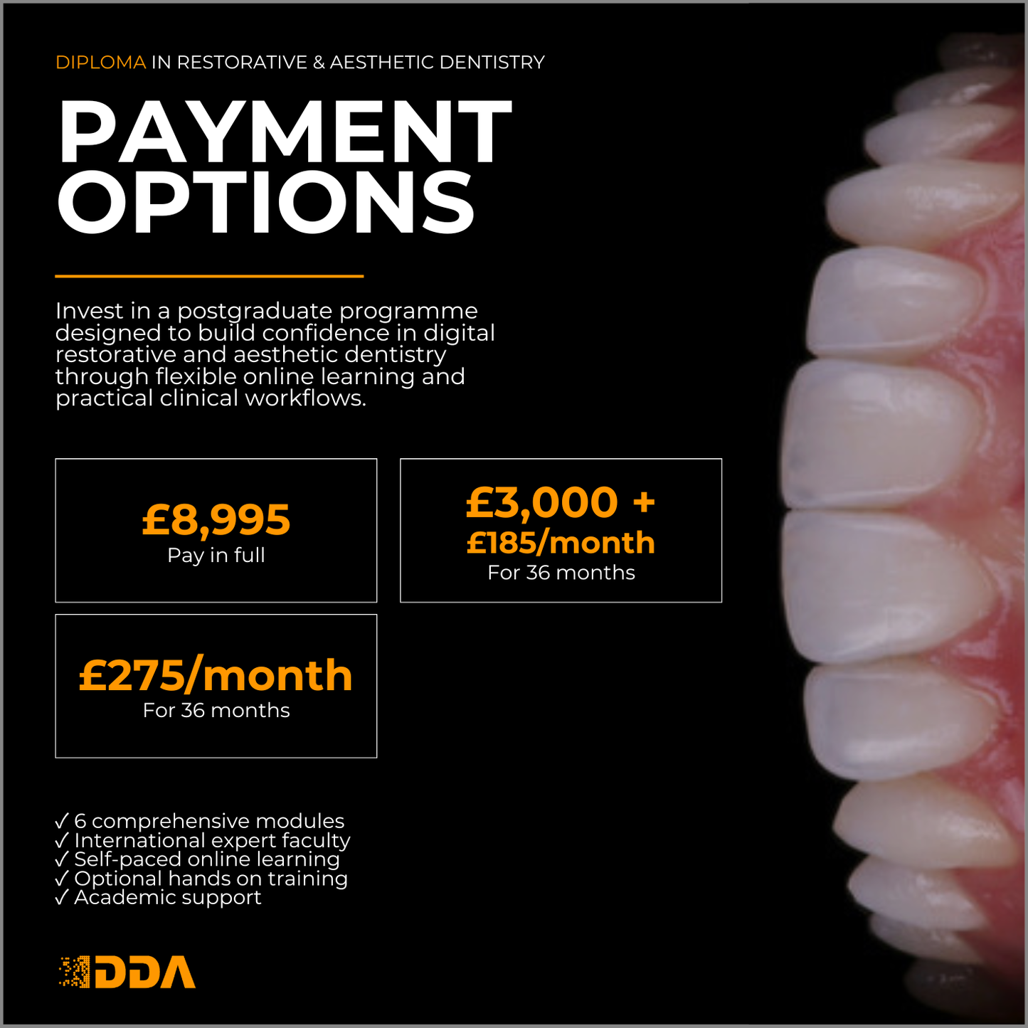 Diploma in Digital Restorative & Aesthetic Dentistry