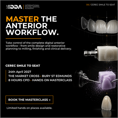 CEREC Smile-to-Seat: Digital Smile Design, Veneers and Anterior Aesthetics