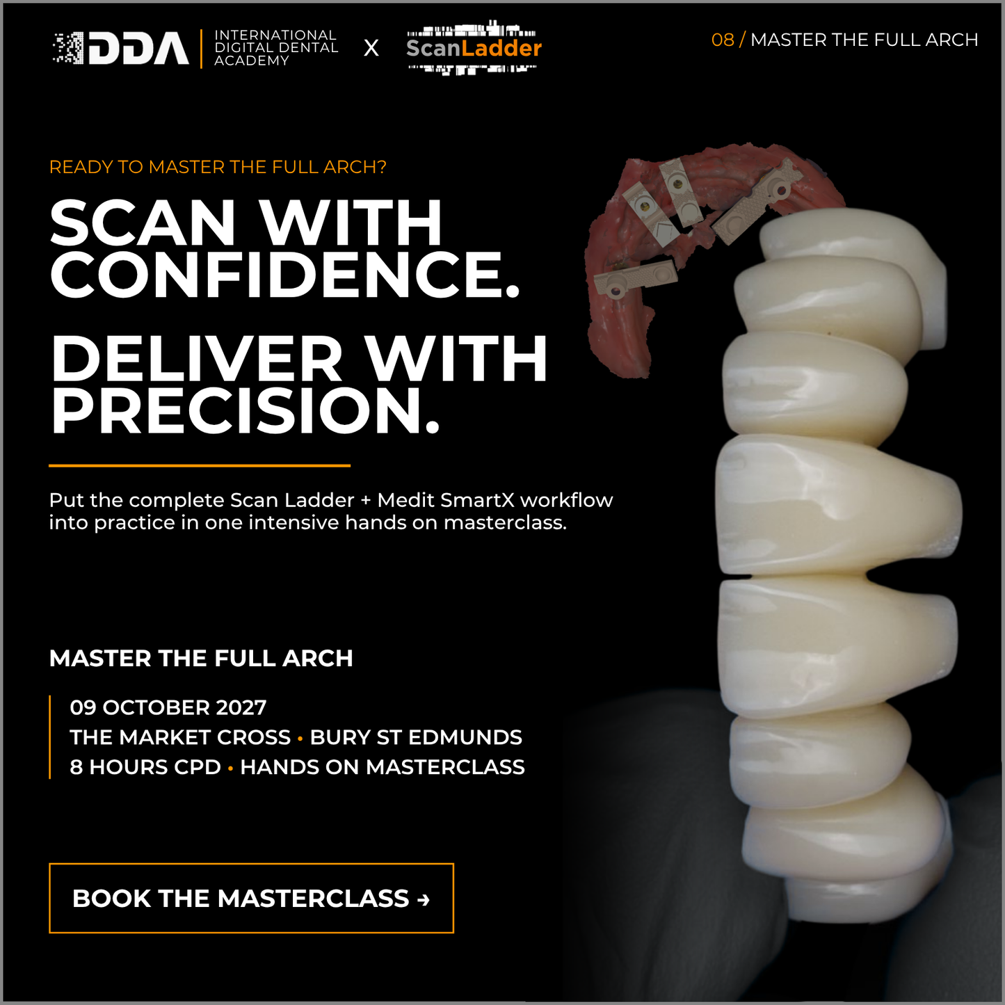 Exocad Master Course – Full Arch Design, Exam & Advanced PGCert Graduation
