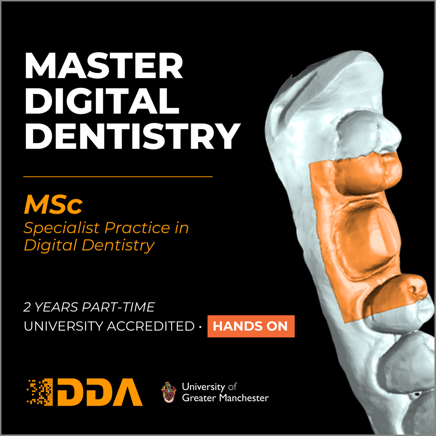 MSc Specialist Practice of Digital Dentistry (hands on)
