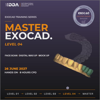 Exocad Level 4: Implant Restorations - Single Crowns, Custom Abutments & Screw Retained Bridges